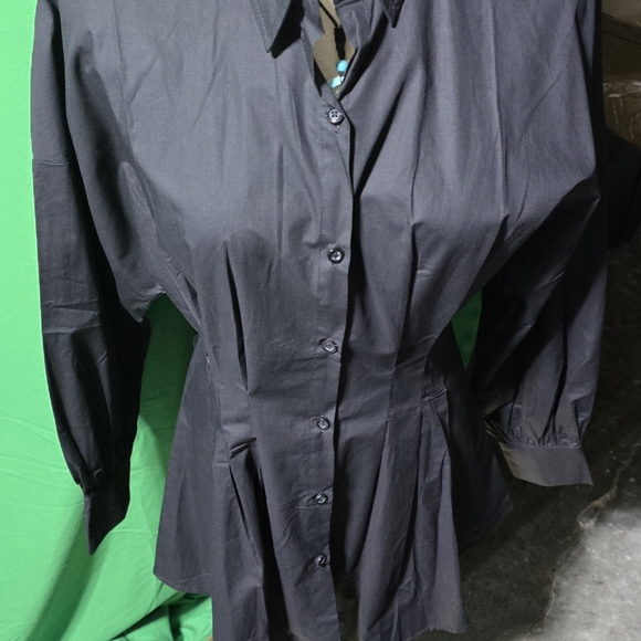 NEW Black Bodycon Fit & Flare T-SHIRT Dress Women's Ladies Size Small - Picture 8 of 16